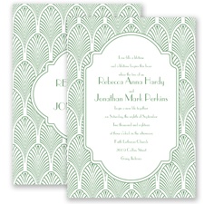 Deco Palms - Clover - Invitation