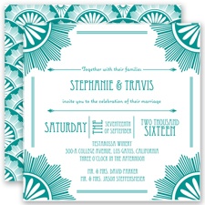 Roaring 20's - Jade - Invitation