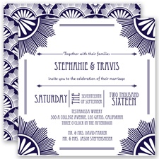 Roaring 20's - Lapis - Invitation