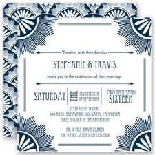 Roaring 20's - Peacock - Invitation