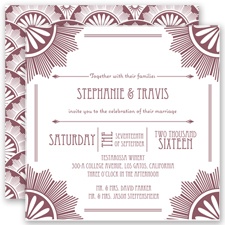 Roaring 20's - Rosewood - Invitation