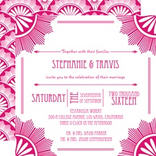 Roaring 20's - Watermelon - Invitation