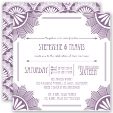 Roaring 20's - Wisteria - Invitation