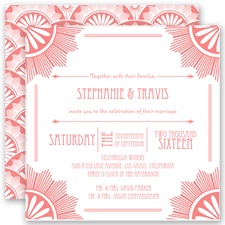 Roaring 20's - Coral Reef - Invitation