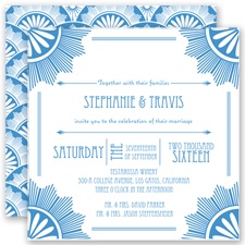 Roaring 20's - Cornflower - Invitation