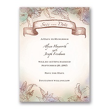 Vintage Style - Save the Date