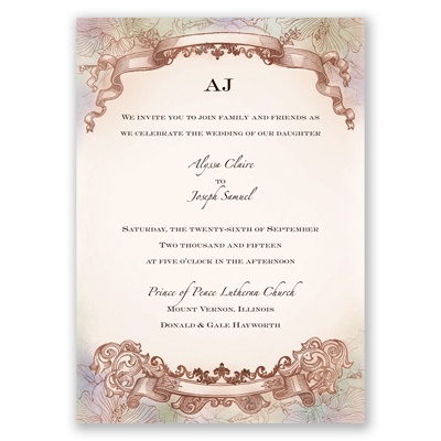Vintage Style - Invitation