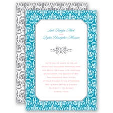 Vintage Frame - Malibu  - Invitation