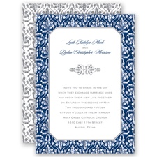 Vintage Frame - Marine  - Invitation