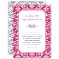 Vintage Frame - Watermelon  - Invitation