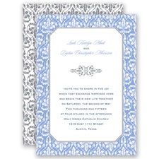 Vintage Frame - Bluebird  - Invitation