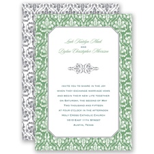 Vintage Frame - Clover  - Invitation