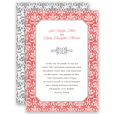 Vintage Frame - Guava  - Invitation