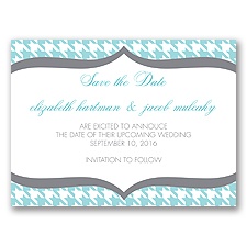 Happily Houndstooth - Save the Date