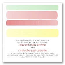 Color Washes - Guava - Invitation