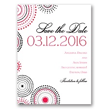 Circles Jubilee - Black - Save the Date