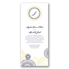Circles Jubilee - Lapis - Invitation