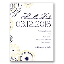 Circles Jubilee - Lapis - Save the Date