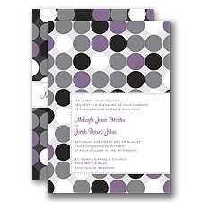 City Lights - Wisteria - Invitation