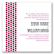 Delectable Dots - Apple - Invitation