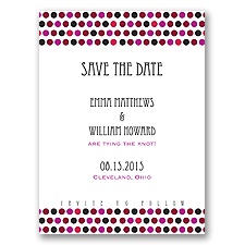 Delectable Dots - Apple - Save the Date
