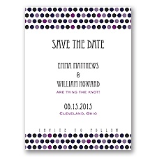Delectable Dots - Lapis - Save the Date