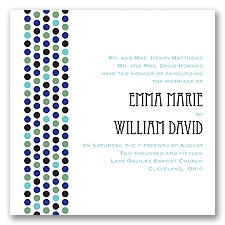 Delectable Dots - Regency - Invitation