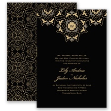 Zen Zing - Black - Invitation