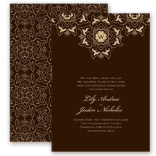 Zen Zing - Chocolate - Invitation
