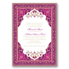Moroccan Magic - Begonia - Invitation