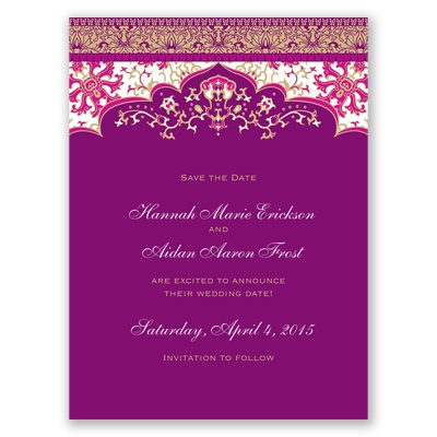Moroccan Magic - Begonia - Save the Date
