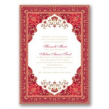 Moroccan Magic - Poppy - Invitation