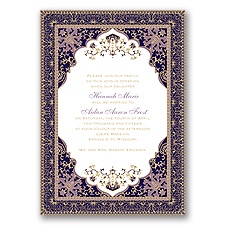 Moroccan Magic - Wisteria - Invitation