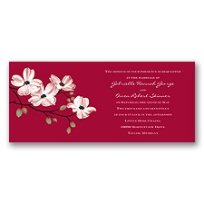 Dogwood Blossoms - Apple - Invitation
