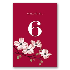 Dogwood Blossoms - Apple - Table Number