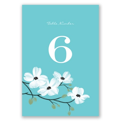 Dogwood Blossoms - Pool - Table Number