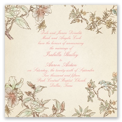 Oriental Gardens - Invitation