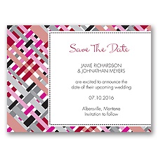 Mad for Plaid - Apple - Save the Date