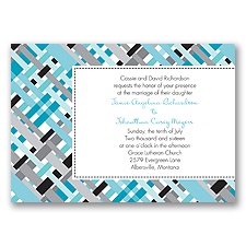Mad for Plaid - Malibu - Invitation