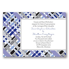 Mad for Plaid - Regency - Invitation