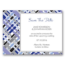 Mad for Plaid - Regency - Save the Date