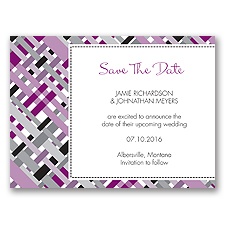 Mad for Plaid - Sangria - Save the Date