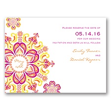 Particularly Paisley - Begonia - Save the Date