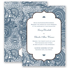 Happily Henna - Peacock - Invitation