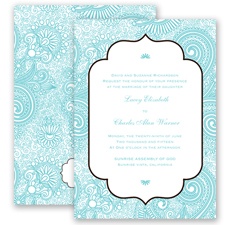 Happily Henna - Pool - Invitation