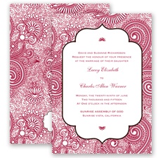 Happily Henna - Apple - Invitation