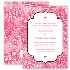 Happily Henna - Poppy - Invitation