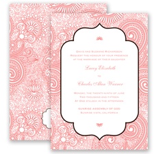 Happily Henna - Coral Reef - Invitation