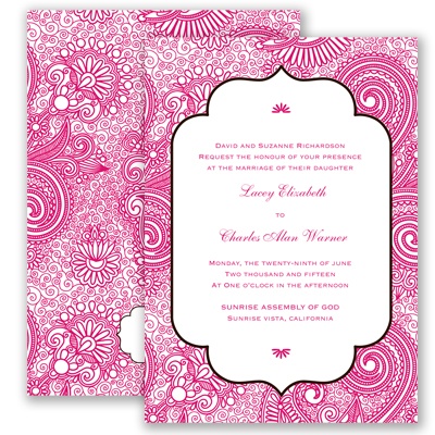 Happily Henna - Watermelon - Invitation