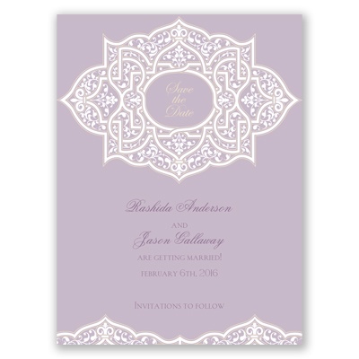 Indian Trellis - Save the Date